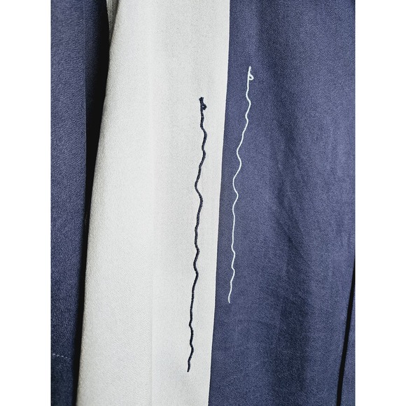 Lansky Bros. Clothier to the King Men's Silk Button Down Shirt Size XL - Picture 8 of 10